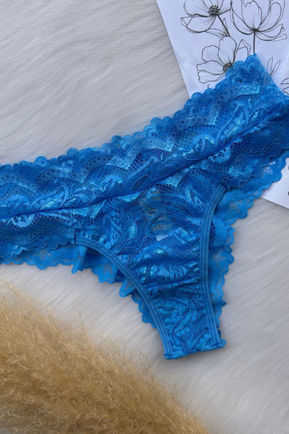 Braguita de encaje Embrace: braguita de encaje floral para mujer con forro de algodón | Primiss